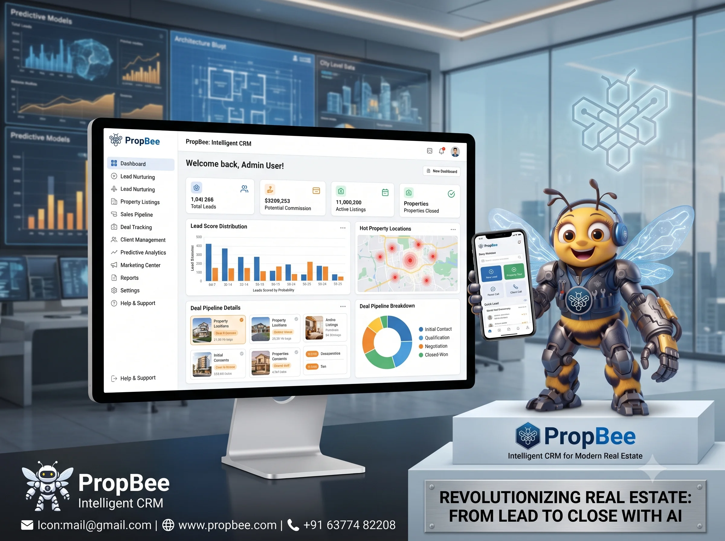PropBee — Intelligent CRM for Modern Real Estate.