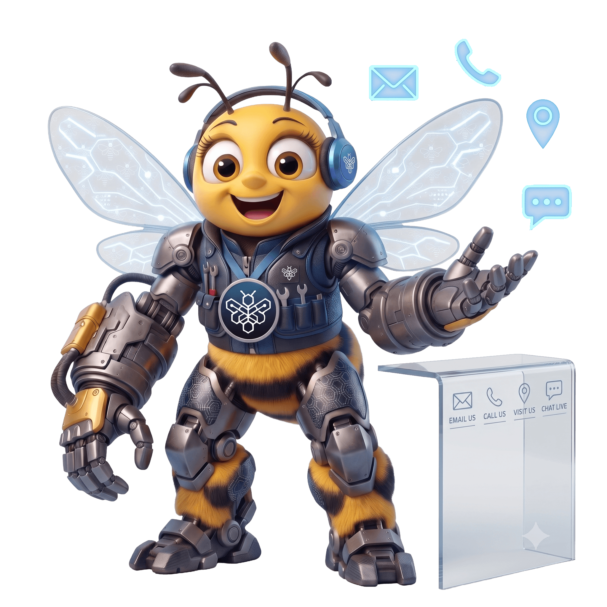 Contact Bee Hologram